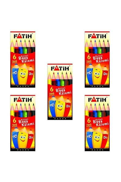 Fatih Kuruboya 6 Renk Yarım Boy 33006 5 Adet ürün görseli 1