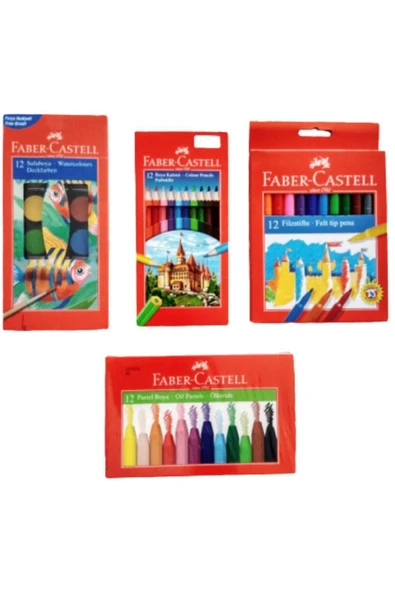 Faber Castell Öğrenci Boyama Seti (TEMEL SET) B.s ürün görseli 1