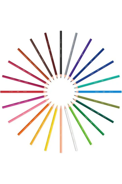 Bic Kuru Boya Kalemi Unisex Çocuk Kids Evolution 24 Renk - Resim 2