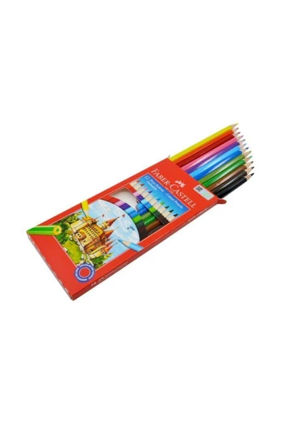 Faber Castell Okul Seti 3 - Kuru Boya, Suluboya, Keçeli Kalem, Pastel Boya ( 12 Renk ) - 3