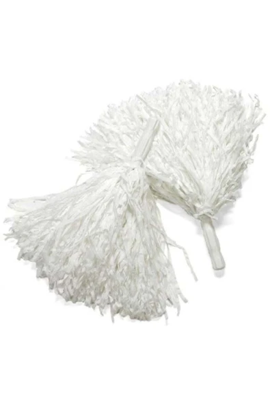 Vatan 23 Nisan Gösteri Pon Pon Beyaz 2'li Paket ürün görseli 1