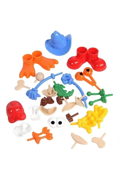 Modellino 26 Parça Oyun Hamuru Kalıbı Lino Oyun Hamuru Aksesuarları ürün görseli 1