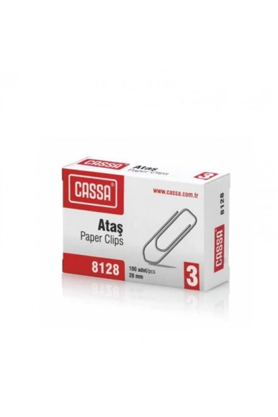 Cassa 8128 28mm Ataş Ataç 100'lü Paket - 1