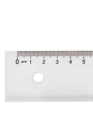 Ark Mercekli Geniş Büro Cetveli 30 Cm Kod:179 - Resim 3