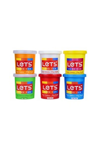 Lets Tek Renk Oyun Hamuru Turuncu 150 gr - 1