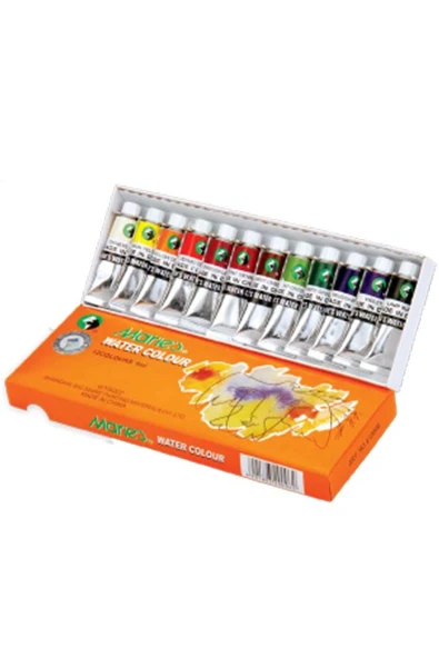 Maries Tüp Suluboya Set 12 Renk ürün görseli 1