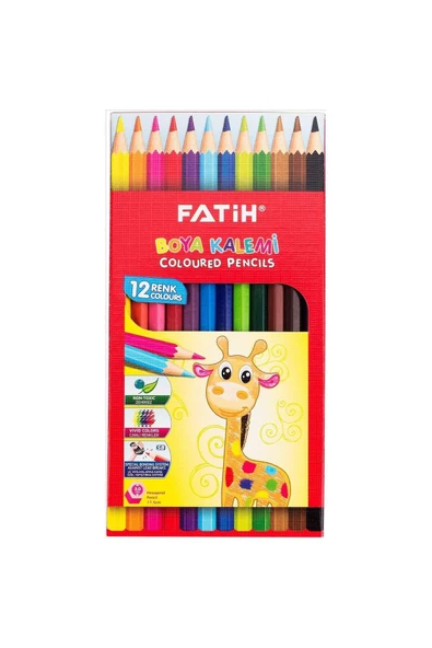 Fatih 12'li Tam Boya Kuru Boya Karton Kutu / 33112 ürün görseli