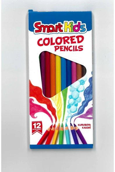 SİHİRLİ KIRTASİYE 12 Renk Kuru Boya Kalemi - Globox Smartkids ürün görseli 1