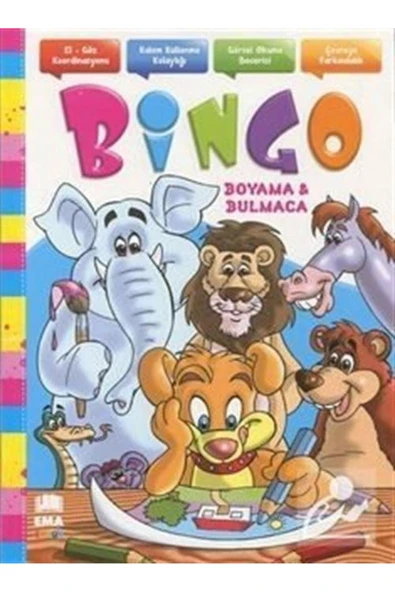 Ema Çocuk Bingo Boyama - Bulmaca (renkli Örnekli) ürün görseli 1