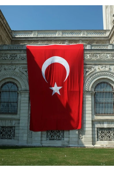 Raşel kumaş 300x450 Cm Türk Bayrağı Alpaka - 1