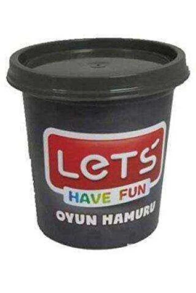 Lets TEK RENK OYUN HAMURU GRI 150 GR / L8340-13 - Resim 2