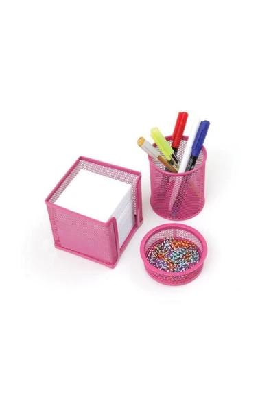 Puti Inox 3'lü File Metal Ofis Seti Fx ürün görseli 1