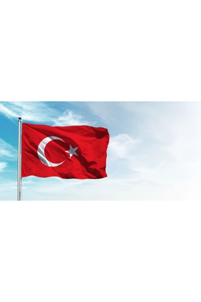 Alpaka 60x90 Cm Kumaş Türk Bayrağı - 4