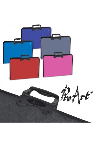 Abka Proart 37x54cm Resim/proje Çantası Kırmızı / 007 ürün görseli 1