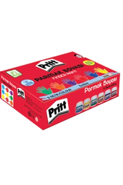 Pritt Parmak Boyası 6 Renk 30 ml ürün görseli 1