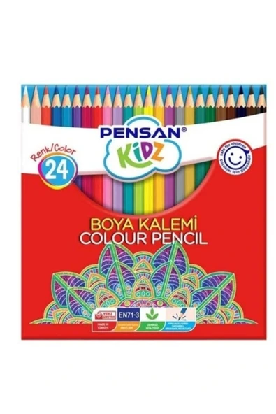 Pensan Kidz 24 Renk Kuru Boya Seti ürün görseli