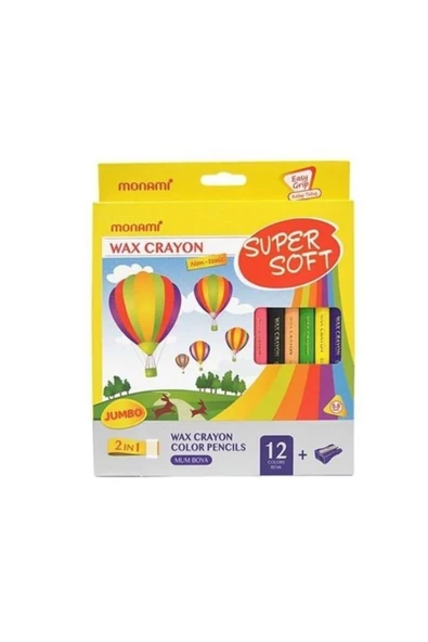 Monami Super Soft Kuru&mum Boya 12 Renk Mkb165012 8680596684703 ürün görseli 1