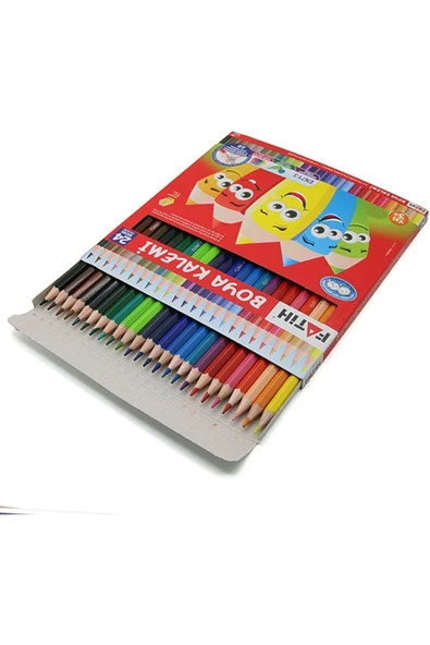 Fatih 24'lü Tam Boy Kuru Boya Karton Kutu / 33225 - Resim 2