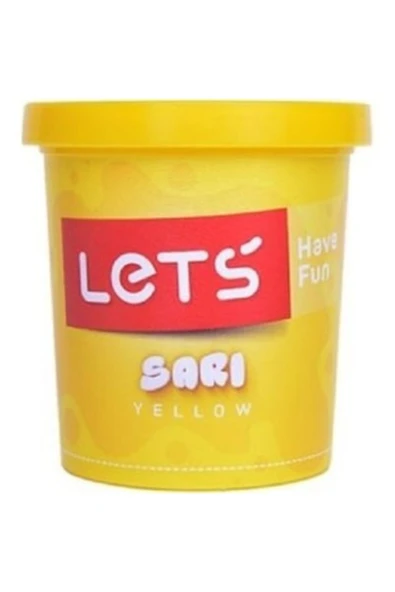 Lets Tek Renk Oyun Hamuru 150gr. Sarı ürün görseli 1