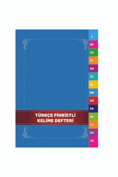 4E YAYIN DAĞITIM Defter Kelime Fihristi Türkçe Karatay Yayınevi Plastik Kapak 153-08-4458 ürün görseli 1