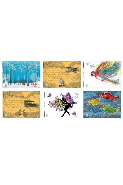 KESKİN COLOR 25x35 Spiralli 15 Yaprak Resim Defteri ürün görseli