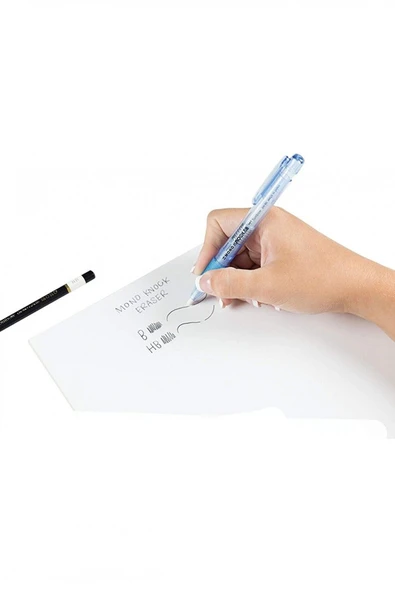 Tombow Mono Knock 3.8mm Kalem Silgi Şeffaf Mavi - 3
