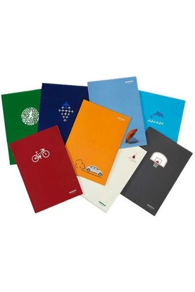 Mopak A4 72 Yaprak Kareli Spiralli Harita Metod Defteri
