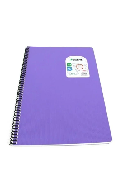 Daphne Defne Nova Spiralli Telli A-4 Defter 96 Yaprak Çizgili - Resim 6