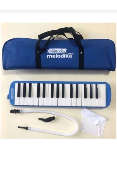 Helvacıoğlu Melodika 32 Tuşlu Bez Çantalı Mavi - Kırmızı- Pembe-siyah - 6