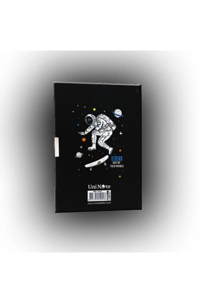 ÇINAR DEFTER Çınar Uni Note Kilitli Günlük & Hatıra Defteri Skate - Resim 3