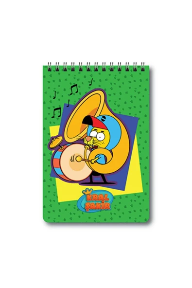 Gıpta Kral Şakir A7 40 Yaprak Çizgili Not Defteri ürün görseli