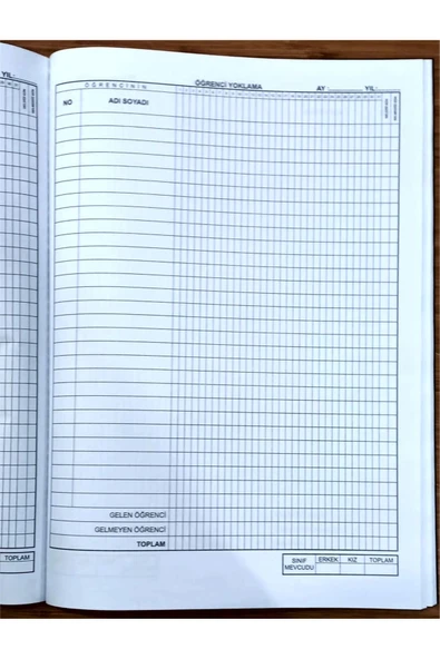 Gülpaş Anasınıfı Sınıf Defteri Plastik Kapak Karma Renkler. - Resim 3