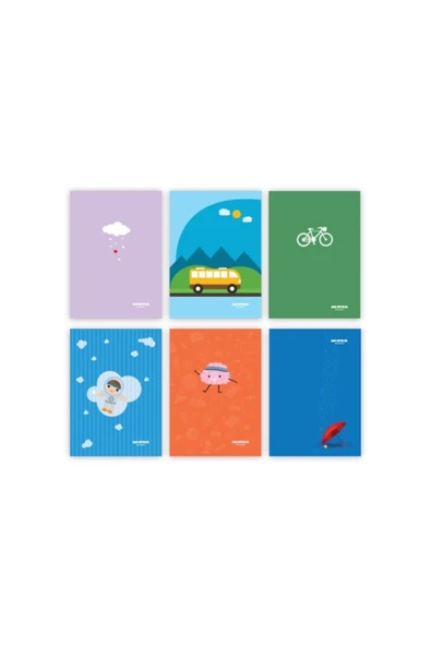 Gülpaş Mopak Defter Harita Metod A4 60 Yaprak Karton Kapak Çizgili ürün görseli