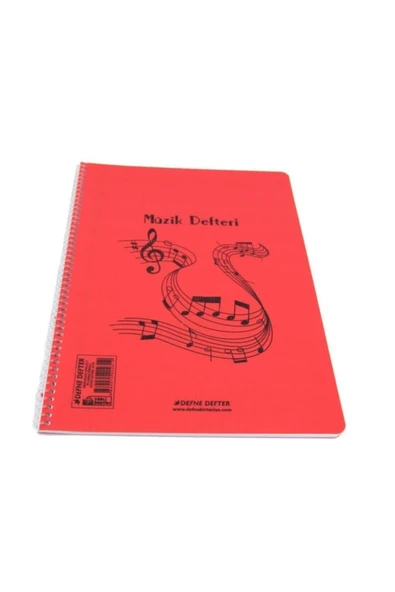 Defne Müzik Defter Spiralli 40 Yaprak - Resim 5