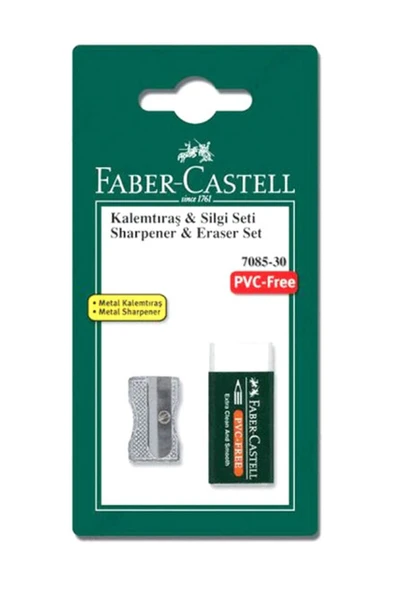 Faber Castell Silgi + Kalem Traş Seti - 1