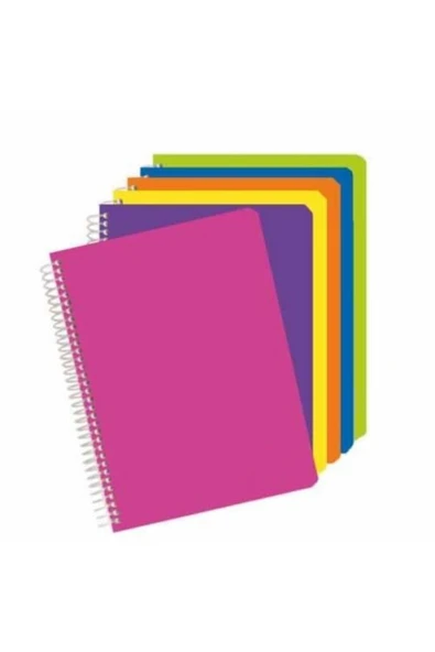 Tigra Plastik Kapak A4 Sprialli 60 Yp Çizgili ürün görseli 1