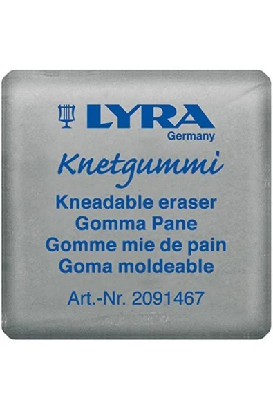 LYRA Plastik Kutulu Gri Hamur Silgi - Resim 2