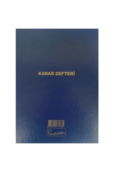 Kocaoluk Karar Defteri (100 Yaprak Ciltli -a4 Ebad) ürün görseli 1