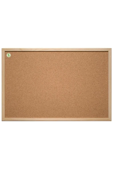 SECRON Doğal Ahşap Çerçeve Mantar Pano 45x60 Cm - 1