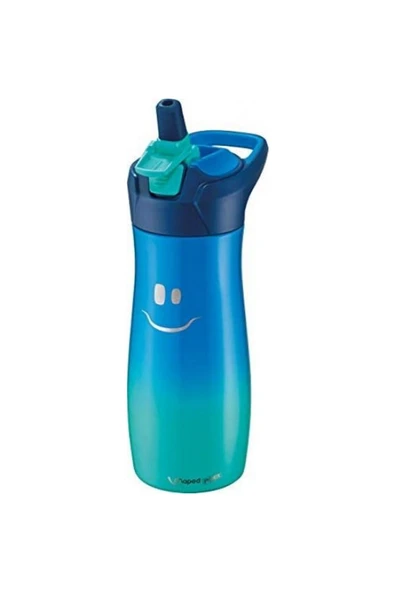 Maped Matara Picnik 580 ml Çelik Gülen Yüz Mavi 871303 - 1