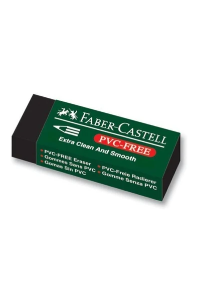 Faber Castell Pvc Free No:20 Büyük Boy Siyah Silgi(3 Adet) - Resim 3