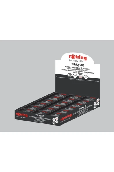 Rotring Tikky 2081890 Sınav Silgisi 30 Lu (1 Paket 30 Adet) - 1