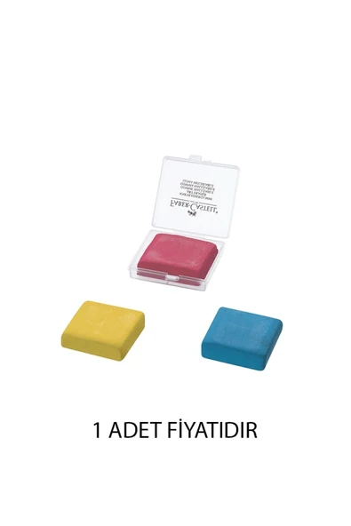 Faber Castell Plastik Kutulu Hamur Silgi Renkli ürün görseli 1