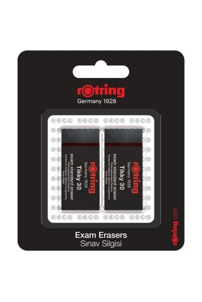 Rotring Tikky Sınav Silgi No:30 2 Adet - 1