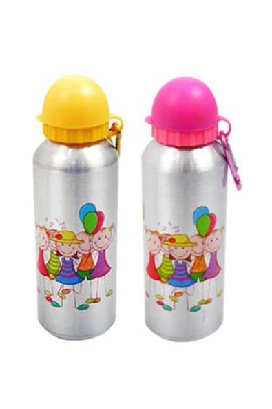 Güntem Zersan U-4 Metal Matara Kız 1 Adet 500ml - 1