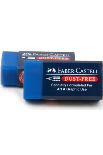 Faber Castell Mavi Büyük Silgi 2'li - 1