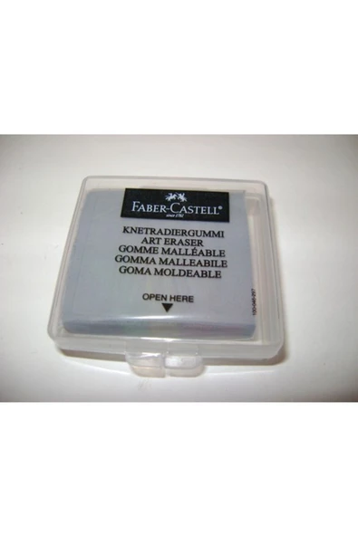 Faber Castell Castell Plastik Kutulu Renkli Hamur Silgi,18 ürün görseli 1
