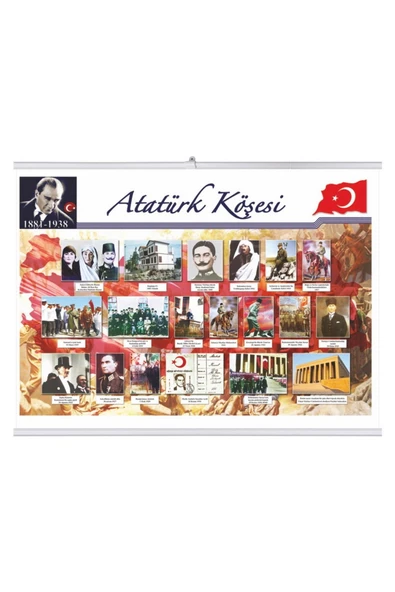 Gülpaş Atatürk Köşesi Selefonlu Çıtalı (57*82) ürün görseli 1