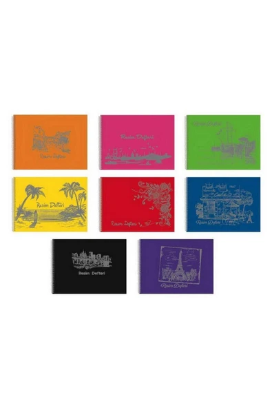 Ticon 25x35 25 Yaprak PP Kapak Spiralli Resim Defteri (248910) ürün görseli 1