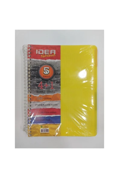Çınar Matbaası Çınar Seperatörlü 4+1 150 Yaprak Defter - Resim 2